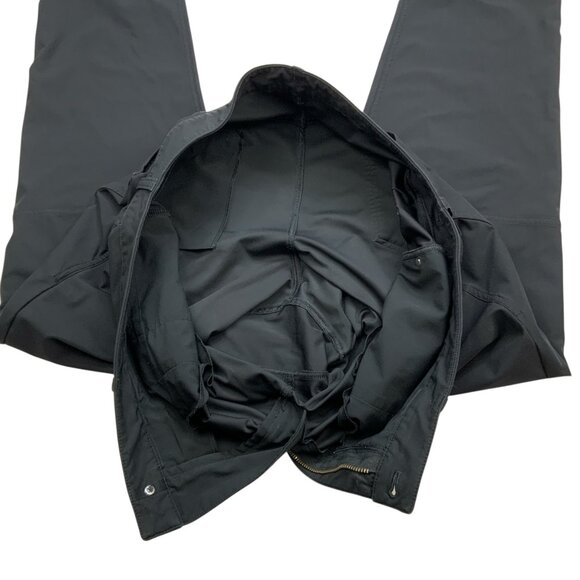 Lululemon Mens ABC Slim Pant Warpstreme 38 Black Logo Pockets Zip Fly Flat Front - Picture 10 of 15